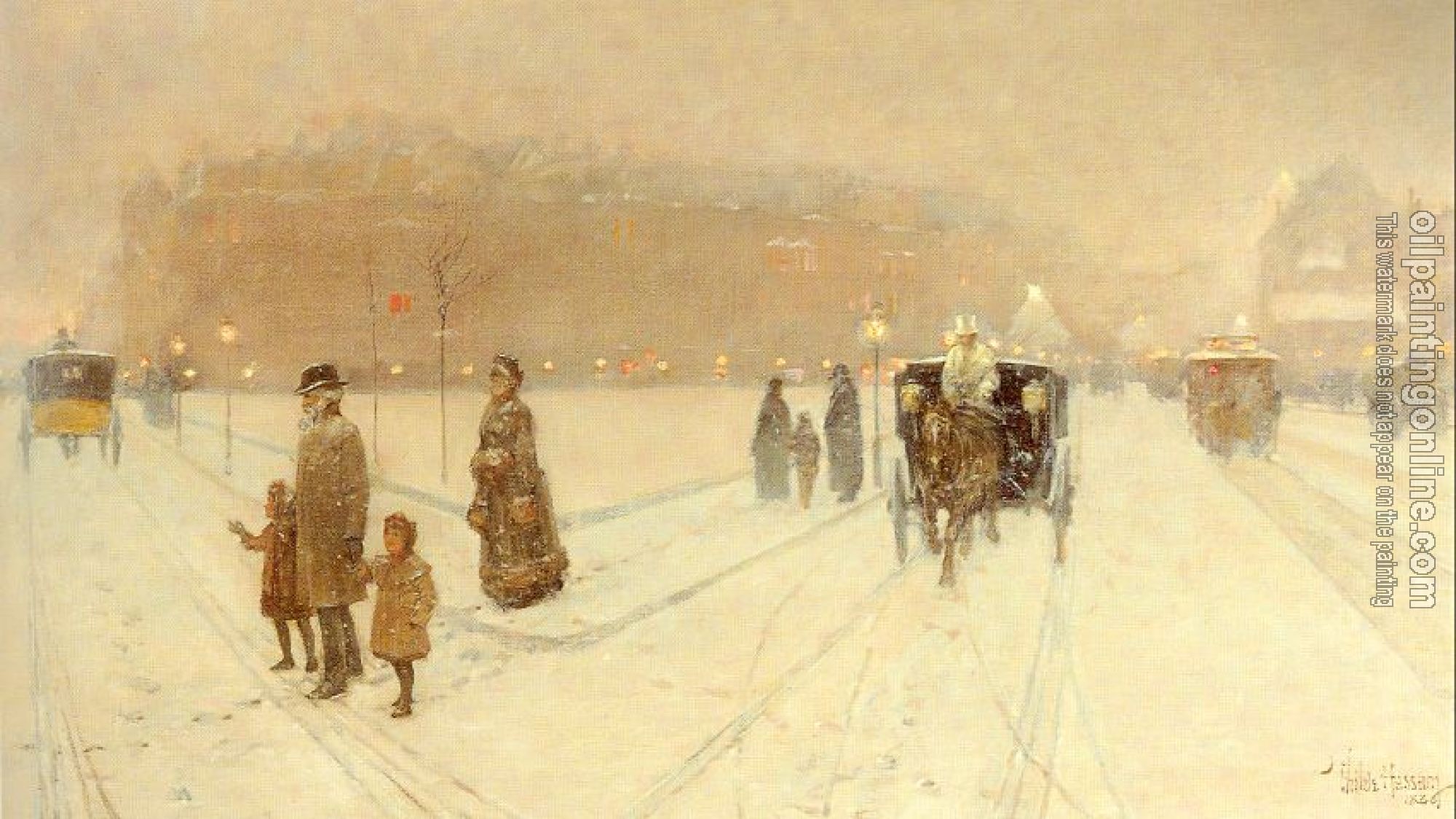 Hassam, Childe - Oil On Canvas